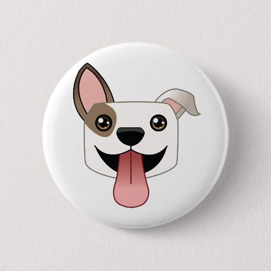 Pit Bull-Button Ronde Button 5,7 Cm (Voorkant)