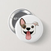 Pit Bull-Button Ronde Button 5,7 Cm (Voorkant /achterkant)