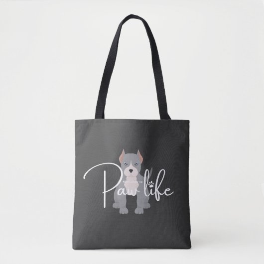 Pit bull Canvas tas (Voorkant)