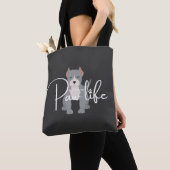 Pit bull Canvas tas (Dichtbij)