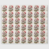 Pit Bull Christmas Wrapping Paper Cadeaupapier (Vlak)