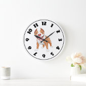 Pit Bull Clock Grote Klok