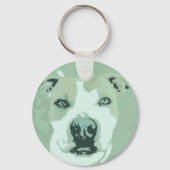 Pit Bull Color Pop Sleutelhanger (Voorkant)