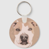 Pit Bull Color Pop Sleutelhanger (Achterkant)