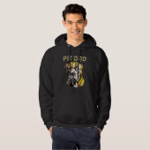 Pit Bull Dad | HONDENLIEFHEBBER Hoodie (Voorkant volledig)