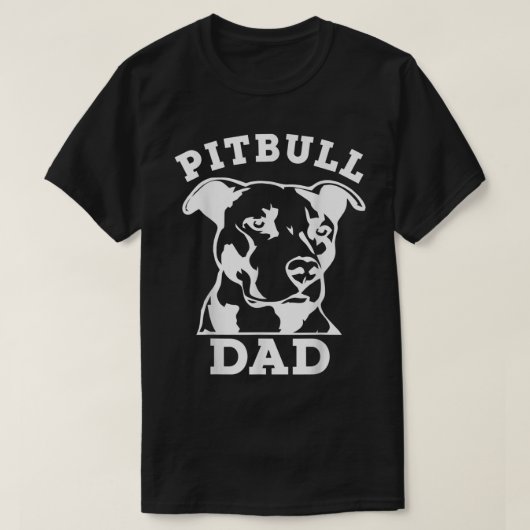 Pit Bull Dad T-Shirt (T-Shirt) (Design voorkant)