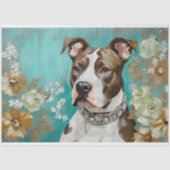 Pit Bull Decoupage tissuepapier (Voorkant)