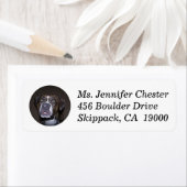 Pit-bull Dog Aangepast retouradres Etiket (Insitu)