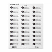 Pit-bull Dog Aangepast retouradres Etiket (Full Sheet)