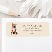 Pit Bull Dog Adres Etiket (Insitu)