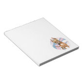 Pit Bull Dog Art | Marmer Texture Notitieblok (Schuin)