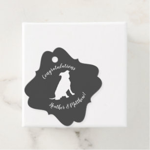 Pit Bull Dog Baby Pitbull Shower Gender Neutral Bedankjes Labels