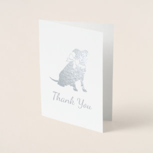 Pit Bull Dog Baby Pitbull Shower Gender Neutral Folie Kaarten