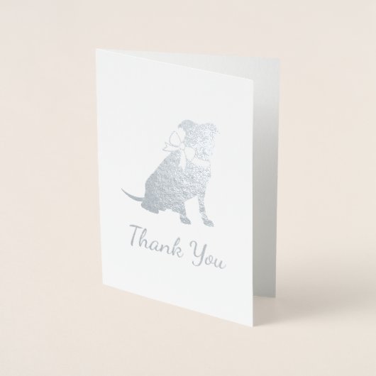 Pit Bull Dog Baby Pitbull Shower Gender Neutral Folie Kaarten (Voorkant)