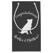 Pit Bull Dog Baby Pitbull Shower Gender Neutral Klein Cadeauzakje (Achterkant)