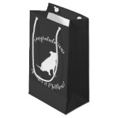 Pit Bull Dog Baby Pitbull Shower Gender Neutral Klein Cadeauzakje (Voorkant Gekanteld)