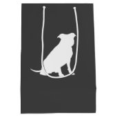 Pit Bull Dog Baby Pitbull Shower Gender Neutral Medium Cadeauzakje (Achterkant)