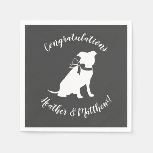 Pit Bull Dog Baby Pitbull Shower Gender Neutral Servet
