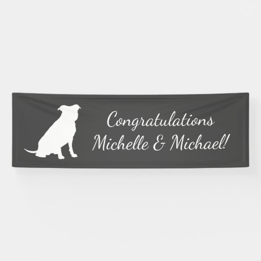 Pit Bull Dog Baby Pitbull Shower Gender Neutral Spandoek (Horizontaal)