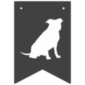 Pit Bull Dog Baby Pitbull Shower Gender Neutral Vlaggetjes (Eerste vlag)