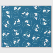 Pit Bull Dog Baby shower Blue Boy Pitbull Cadeaupapier (Vlak)