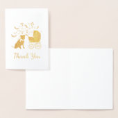 Pit Bull Dog Baby shower Blue Boy Pitbull Folie Kaarten (Display)