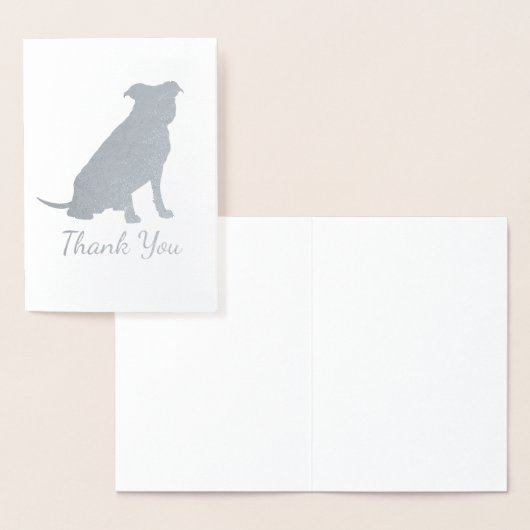 Pit Bull Dog Baby shower Blue Boy Pitbull Folie Kaarten (Display)