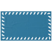 Pit Bull Dog Baby shower Blue Boy Pitbull Tafelkleed (Voorkant (Horizontaal))