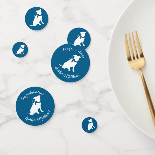 Pit Bull Dog-Baby shower Confetti (Groep)