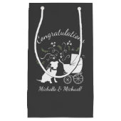 Pit Bull Dog Baby shower Genderneutraal Klein Cadeauzakje (Voorkant)