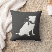 Pit Bull Dog Baby shower Genderneutraal Kussen (Deken)