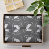 Pit Bull Dog Baby shower Genderneutraal Tissuepapier (Geschenk)