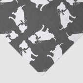 Pit Bull Dog Baby shower Genderneutraal Tissuepapier (Detail)