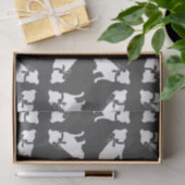 Pit Bull Dog Baby shower Genderneutraal Tissuepapier (Geschenk)