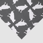 Pit Bull Dog Baby shower Genderneutraal Tissuepapier (Detail)