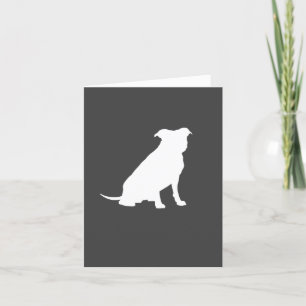 Pit Bull Dog Baby shower Geslacht Neutrale Pitbull Bedankkaart