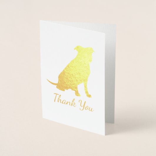 Pit Bull Dog Baby shower Geslacht Neutrale Pitbull Folie Kaarten (Voorkant)