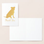 Pit Bull Dog Baby shower Geslacht Neutrale Pitbull Folie Kaarten (Display)