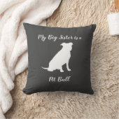Pit Bull Dog Baby shower Geslacht Neutrale Pitbull Kussen (Deken)