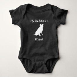 Pit Bull Dog Baby shower Geslacht Neutrale Pitbull Romper