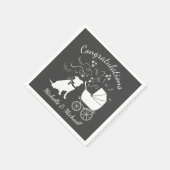 Pit Bull Dog Baby shower Geslacht Neutrale Pitbull Servet (Hoek)