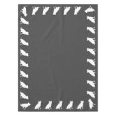 Pit Bull Dog Baby shower Geslacht Neutrale Pitbull Tafelkleed (Voorkant)