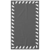 Pit Bull Dog Baby shower Geslacht Neutrale Pitbull Tafelkleed (Voorkant)