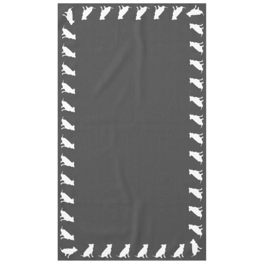 Pit Bull Dog Baby shower Geslacht Neutrale Pitbull Tafelkleed (Voorkant)