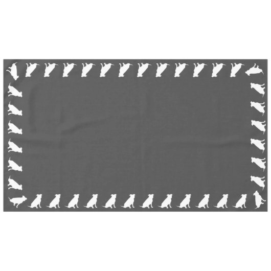 Pit Bull Dog Baby shower Geslacht Neutrale Pitbull Tafelkleed (Voorkant (Horizontaal))