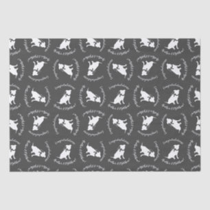 Pit Bull Dog Baby shower Geslacht Neutrale Pitbull Tissuepapier