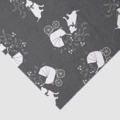 Pit Bull Dog Baby shower Geslacht Neutrale Pitbull Tissuepapier (Detail)