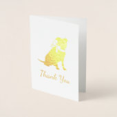 Pit Bull Dog Baby shower Roze Girl Pitbull Folie Kaarten (Voorkant)