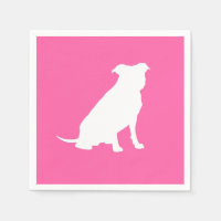 Pit Bull Dog Baby shower Roze Girl Pitbull