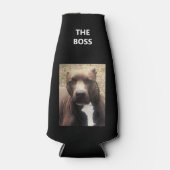 Pit Bull Dog Foto Gepersonaliseerd Flesjeskoeler (Voorkant)